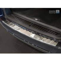 Protector Paragolpes Trasero Acero Inox Bmw 5-Serie G31 Touring 2016- &#039;Ribs&#039;